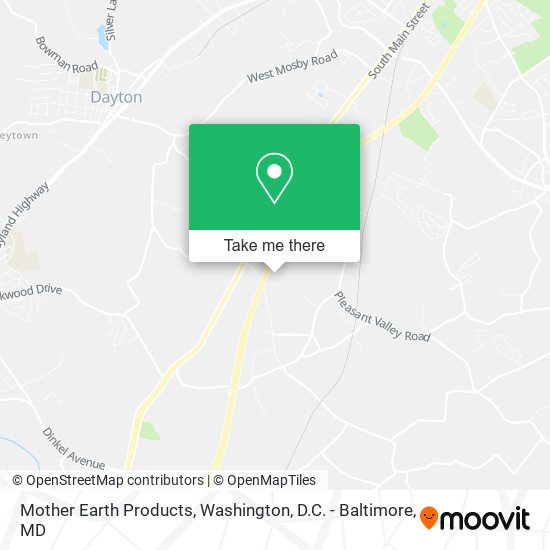 Mother Earth Products map