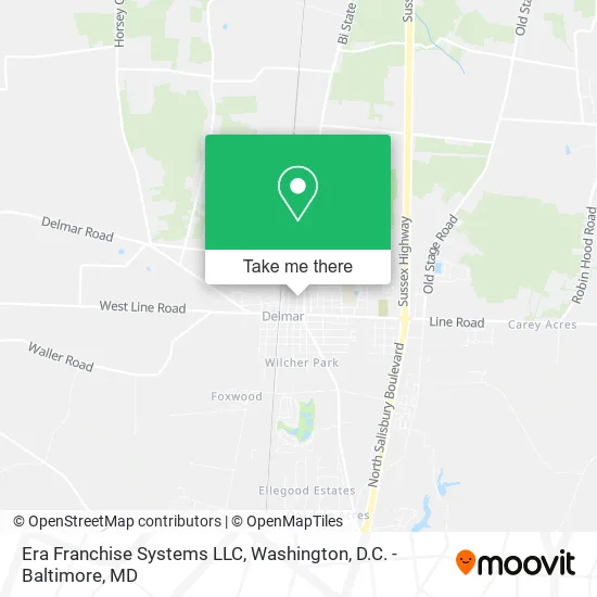 Era Franchise Systems LLC map