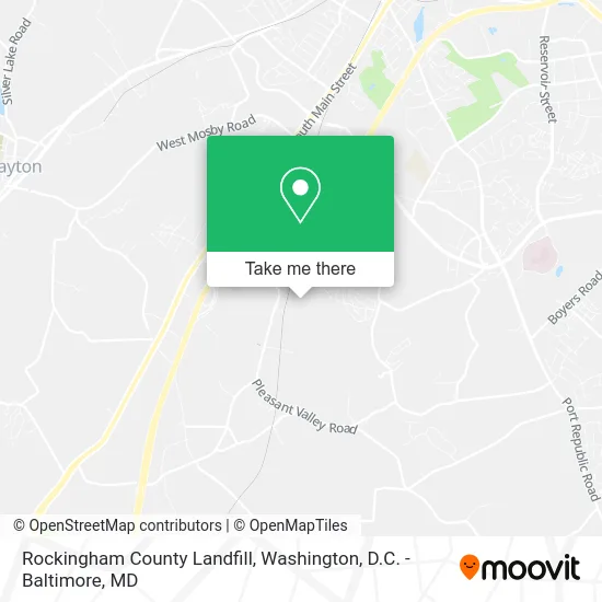 Rockingham County Landfill map