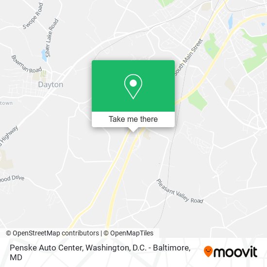 Mapa de Penske Auto Center