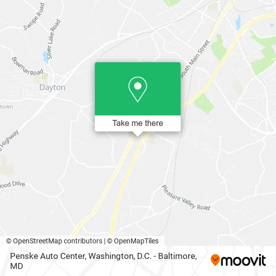 Penske Auto Center map