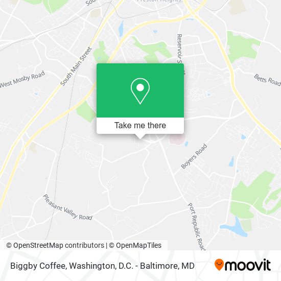 Mapa de Biggby Coffee