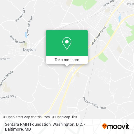Sentara RMH Foundation map