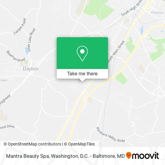 Mantra Beauty Spa map