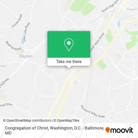 Congregation of Christ map