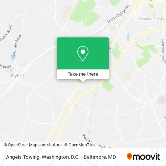 Mapa de Angels Towing