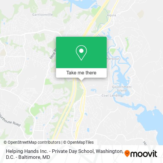 Helping Hands Inc. - Private Day School map