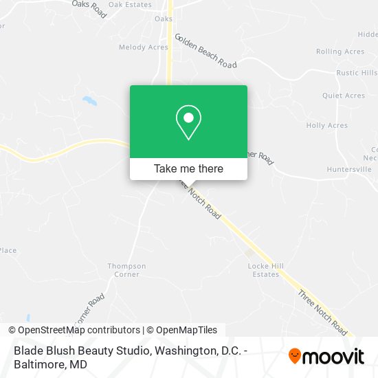 Blade Blush Beauty Studio map