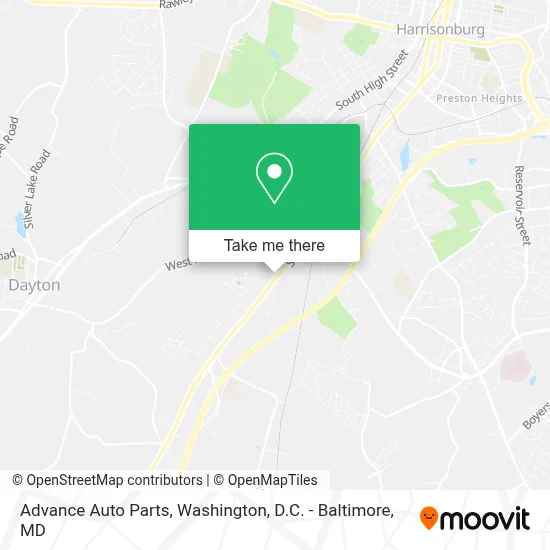 Advance Auto Parts map