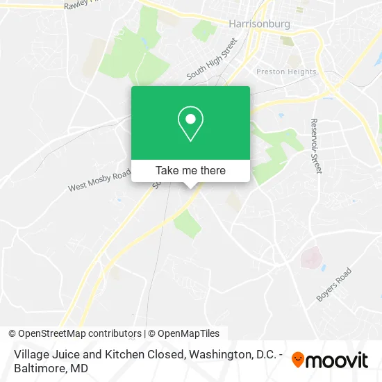 Mapa de Village Juice and Kitchen Closed
