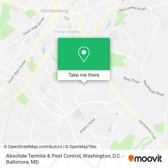 Absolute Termite & Pest Control map