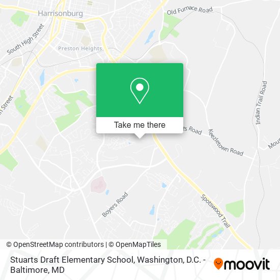 Stuarts Draft Elementary School map