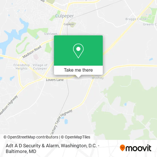 Adt A D Security & Alarm map