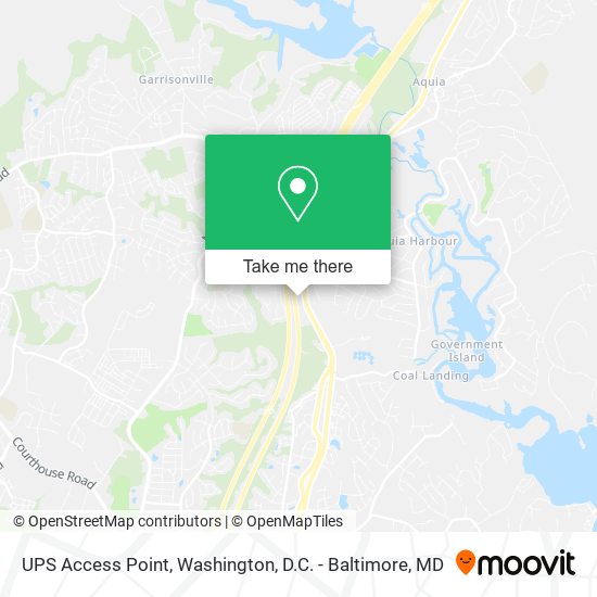 UPS Access Point map