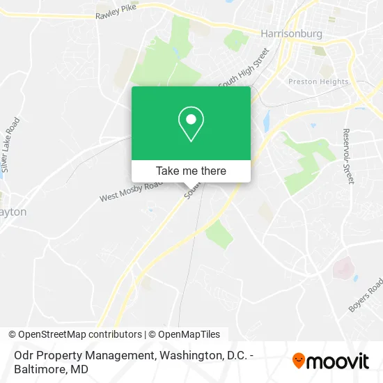 Mapa de Odr Property Management