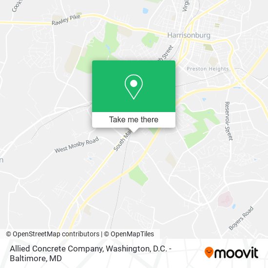 Mapa de Allied Concrete Company