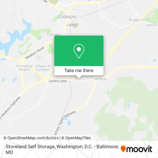 Storeland Self Storage map