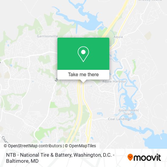 NTB - National Tire & Battery map