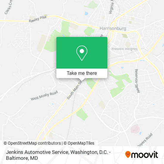 Jenkins Automotive Service map