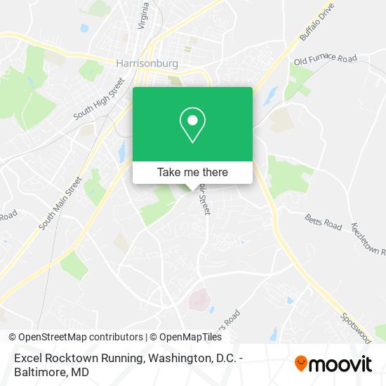 Excel Rocktown Running map