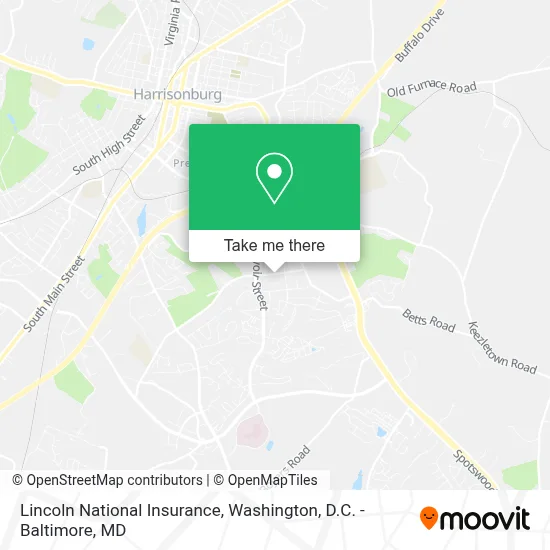 Lincoln National Insurance map