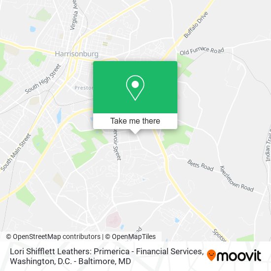 Lori Shifflett Leathers: Primerica - Financial Services map