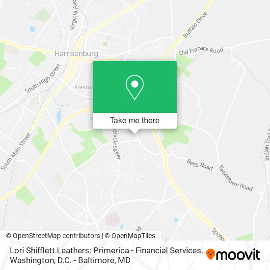 Mapa de Lori Shifflett Leathers: Primerica - Financial Services