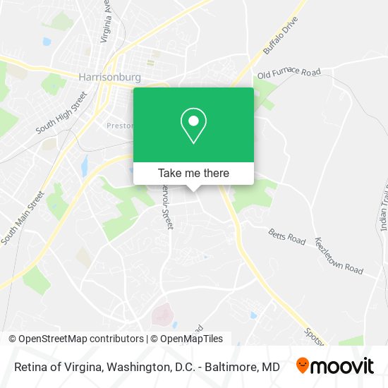Mapa de Retina of Virgina