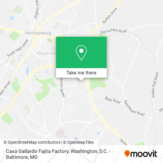 Casa Gallardo Fajita Factory map