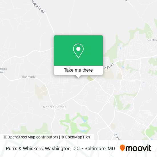 Purrs & Whiskers map