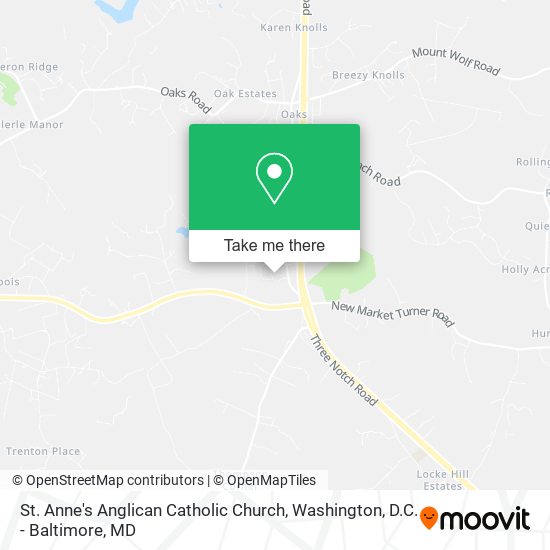 St. Anne's Anglican Catholic Church map