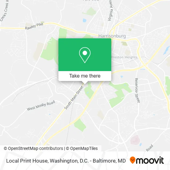 Mapa de Local Print House