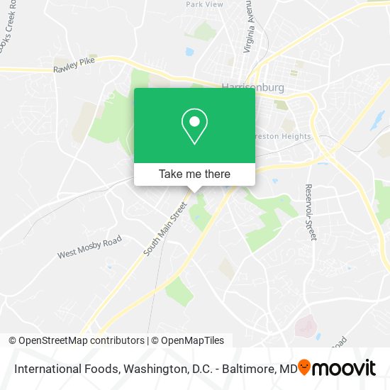 International Foods map