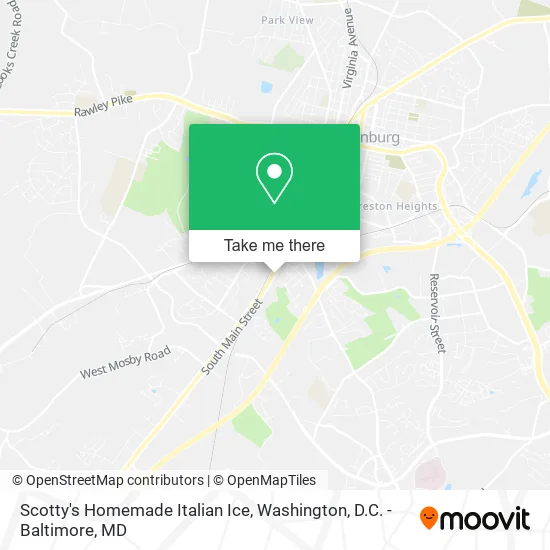 Mapa de Scotty's Homemade Italian Ice