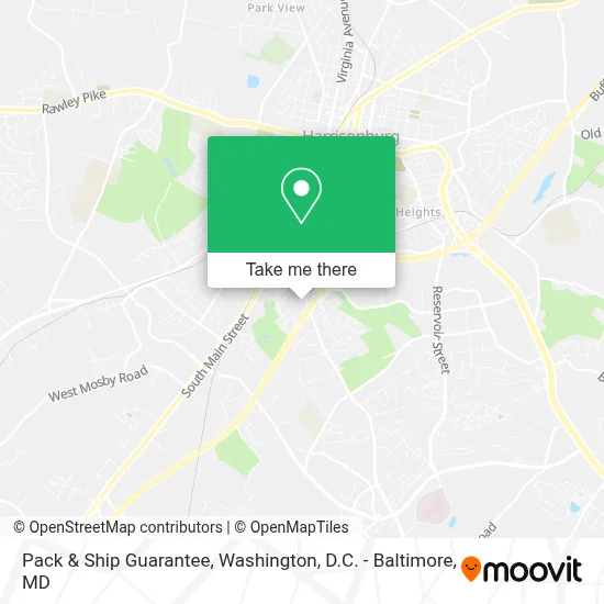 Pack & Ship Guarantee map