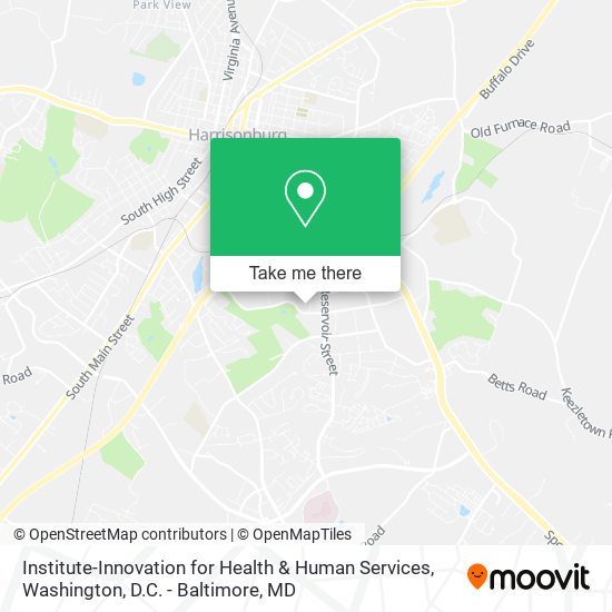 Mapa de Institute-Innovation for Health & Human Services