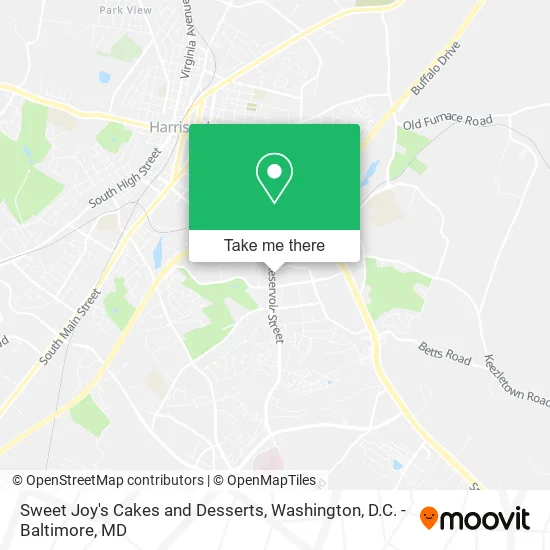 Mapa de Sweet Joy's Cakes and Desserts