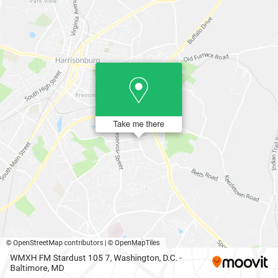 Mapa de WMXH FM Stardust 105 7