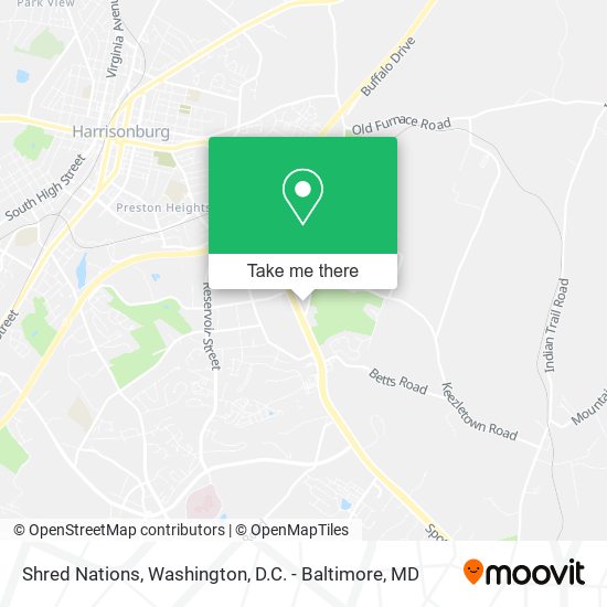 Shred Nations map