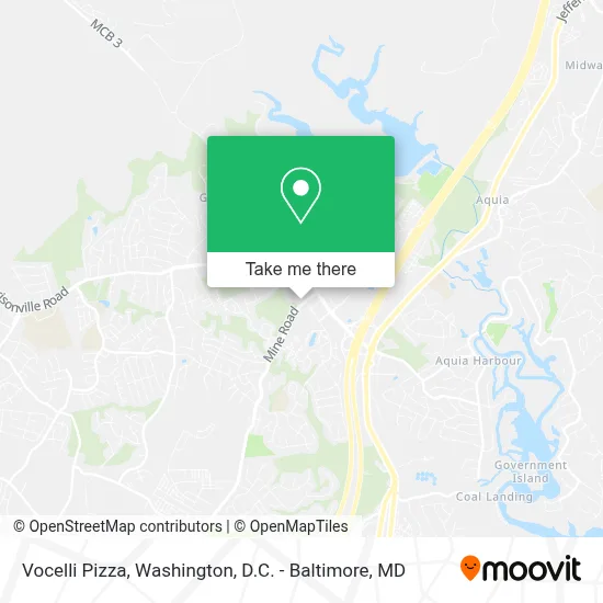 Vocelli Pizza map
