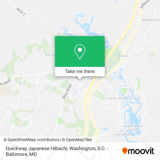 Quickway Japanese Hibachi map