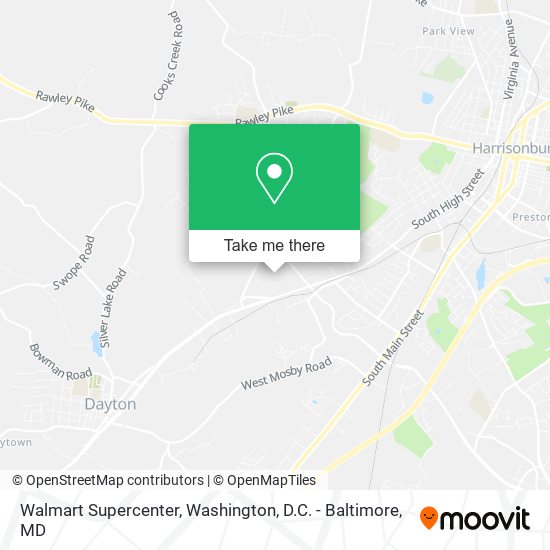Walmart Supercenter map