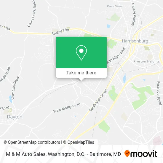 M & M Auto Sales map