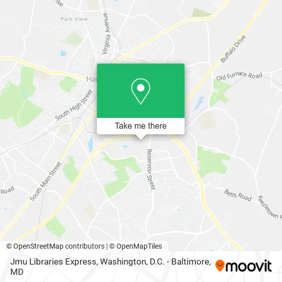 Jmu Libraries Express map