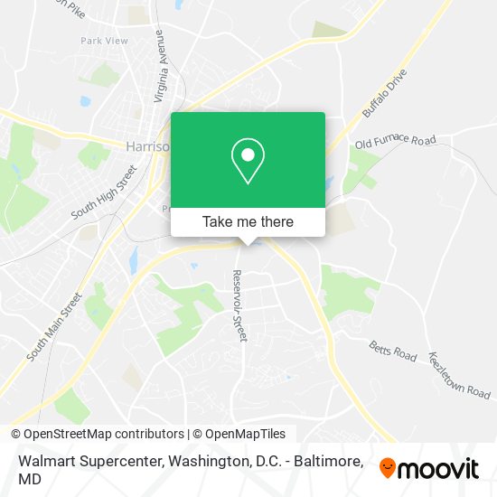 Walmart Supercenter map