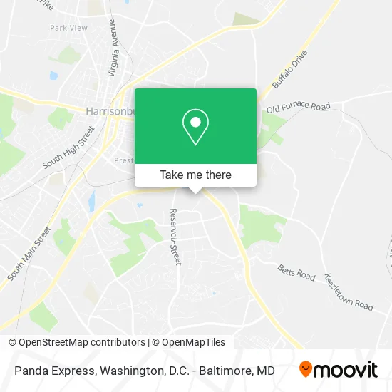 Panda Express map