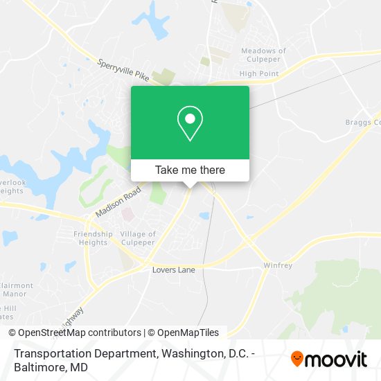 Transportation Department map