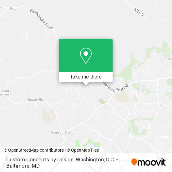 Mapa de Custom Concepts by Design
