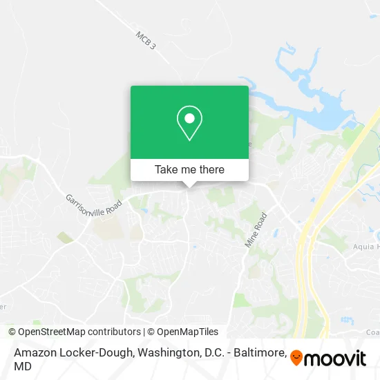 Amazon Locker-Dough map