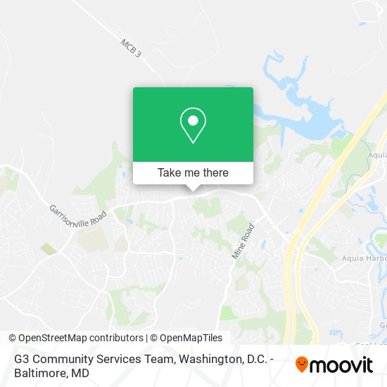Mapa de G3 Community Services Team
